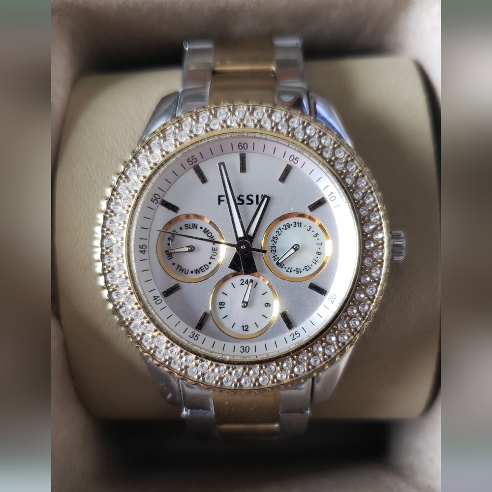 Fossil Women's Stainless Steel Two-Tone Watch